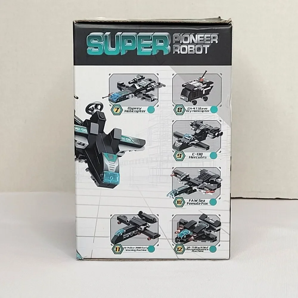 Moontoy Super Pioneer Robot 577 Pc STEM Block Set NIB